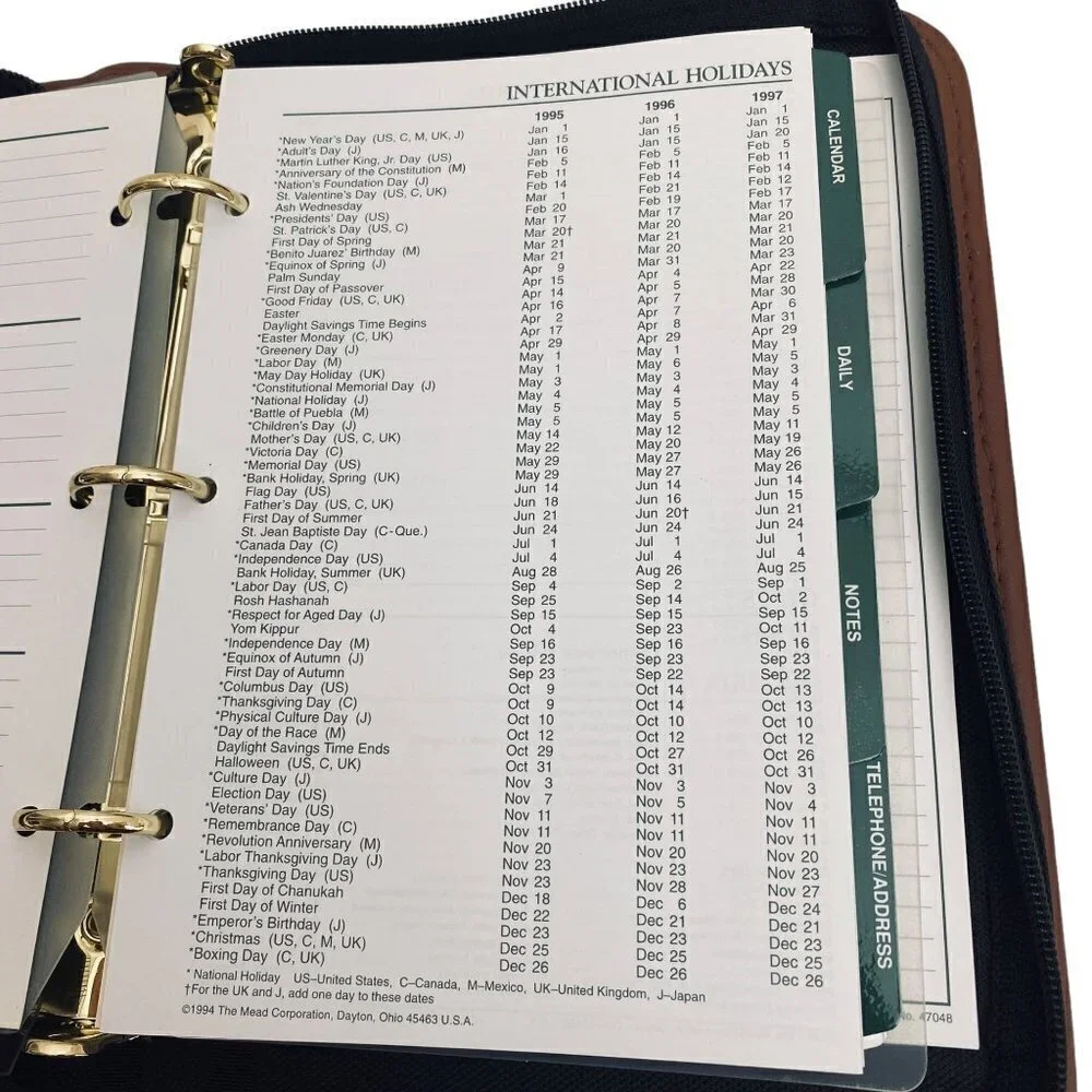 Cambridge binder organizer